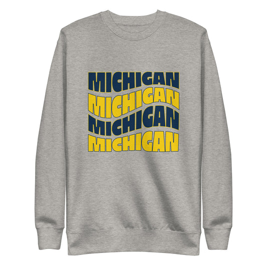 Michigan x4 Crewneck