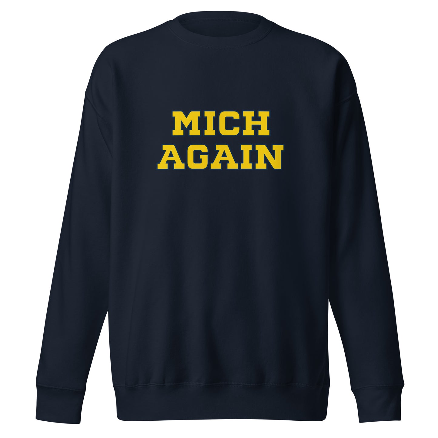 Mich Again Maize Crewneck