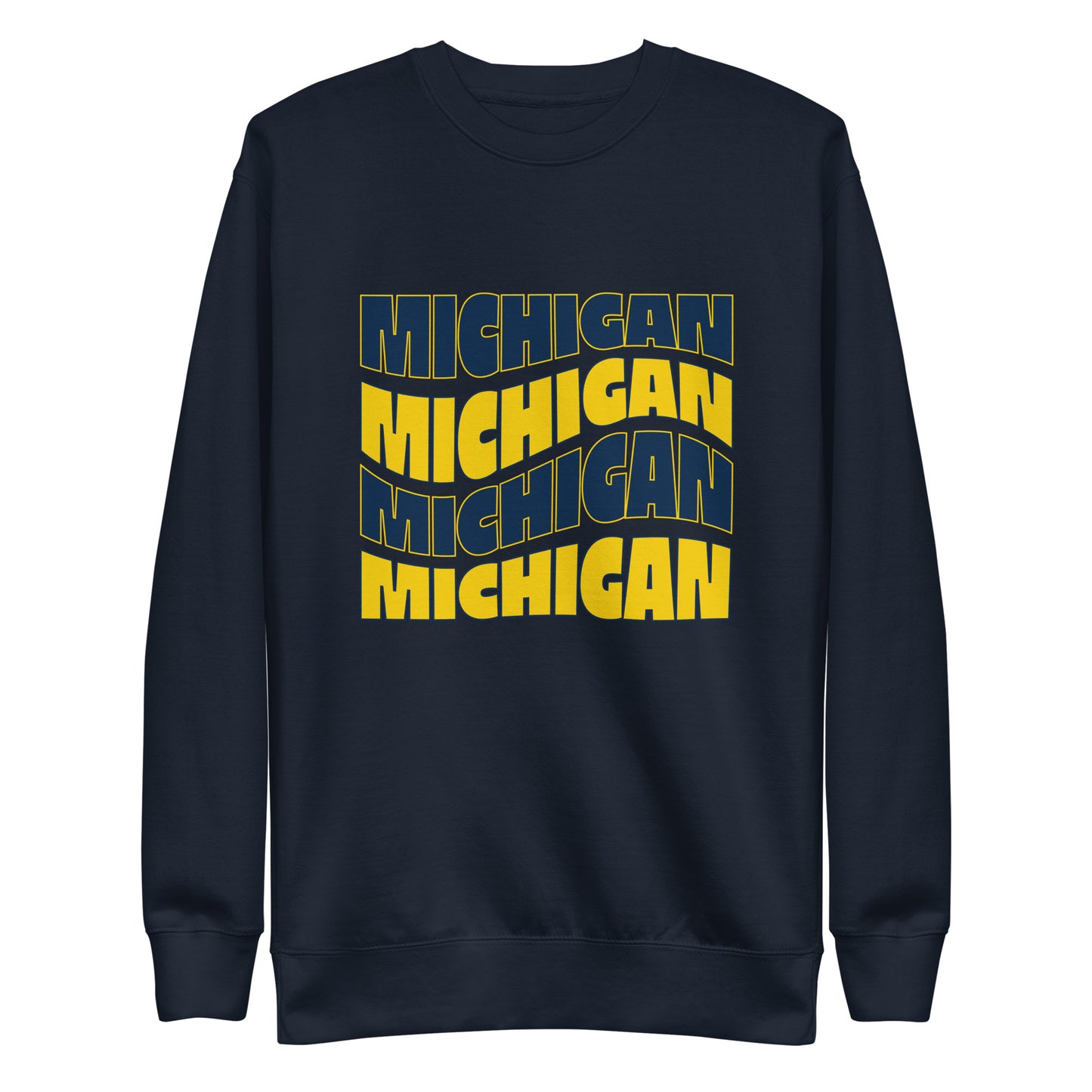 Michigan x4 Crewneck