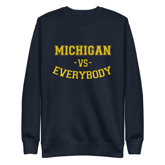 Michigan Vs Everybody Crewneck