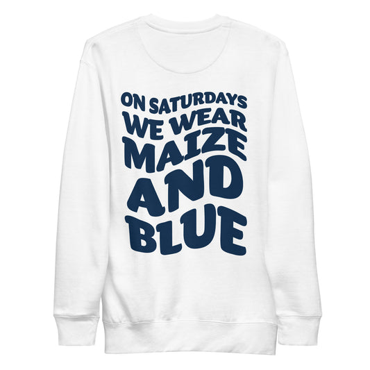 Saturday Crewneck (Design On Back)