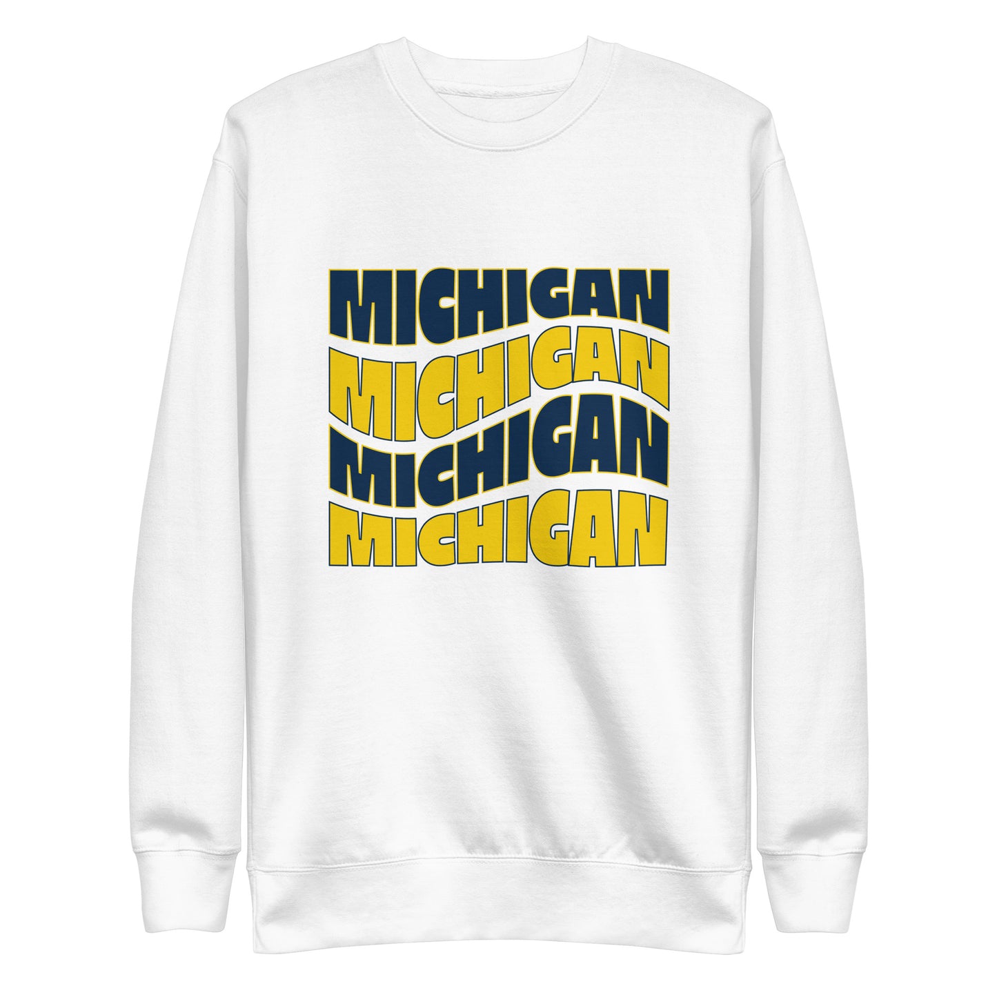 Michigan x4 Crewneck